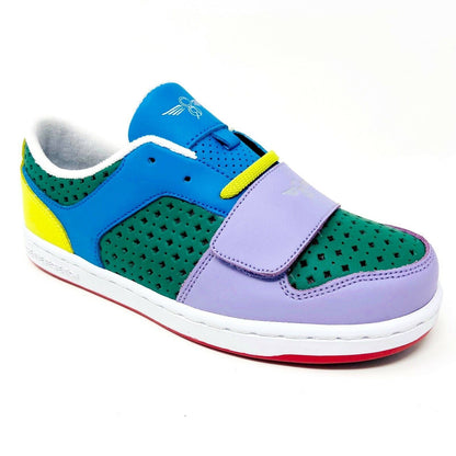 Creative Recreation Cesario Lo Royal Green Lavender Neon Youth Kids Sneakers