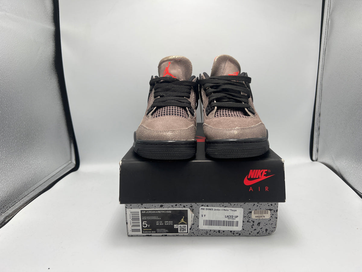 PRE OWNED Jordan 4 Retro "Taupe Haze" (GS)