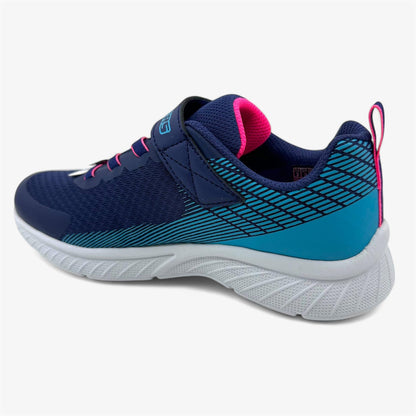 Skechers Microspec Plus Sprint Speed Navy Blue Kids Unisex Kids Size 3 Sneaker