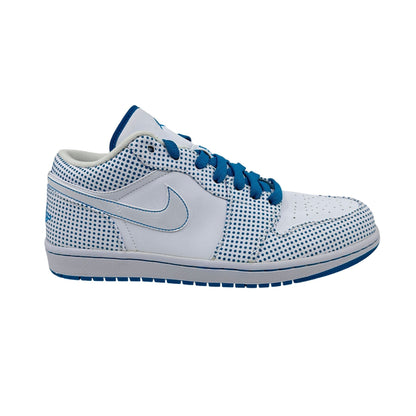 Jordan 1 Phat Low White Laser Blue Mens Athletic Sneaker