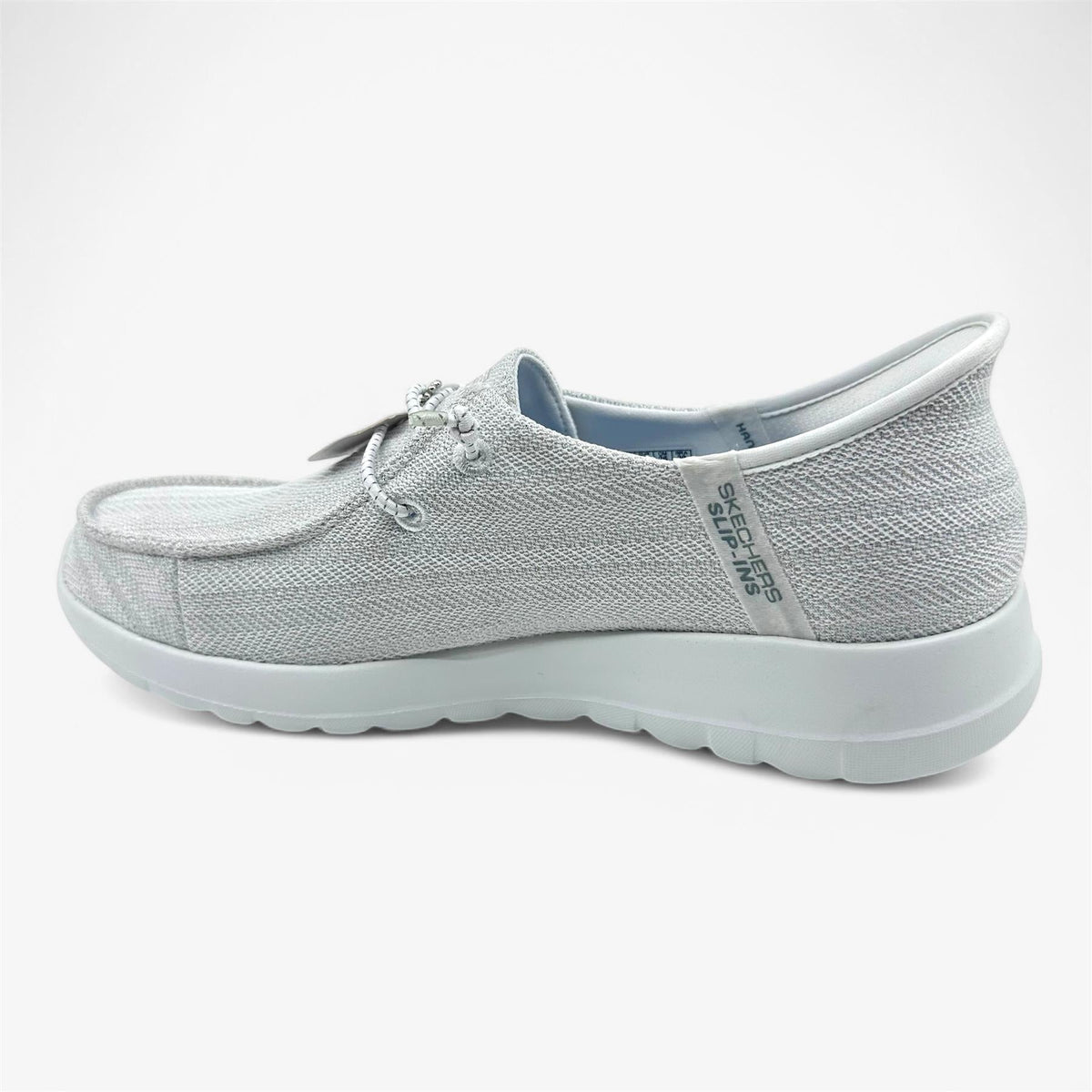 Skechers Go Walk Joy Fantasia White Silver Womens Athletic Sneaker