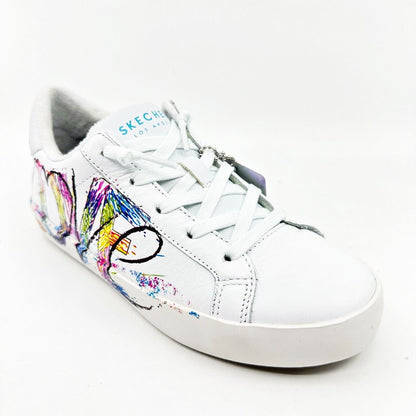 Skechers Diamond Starz Young Love White Womens Size 5 Comfort Sneakers