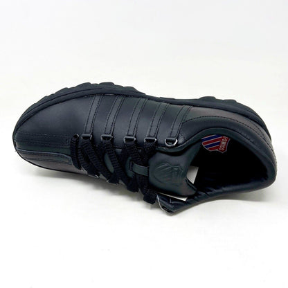 K-Swiss North Classic Triple Black Mens Athletic Casual Sneakers 06382 001