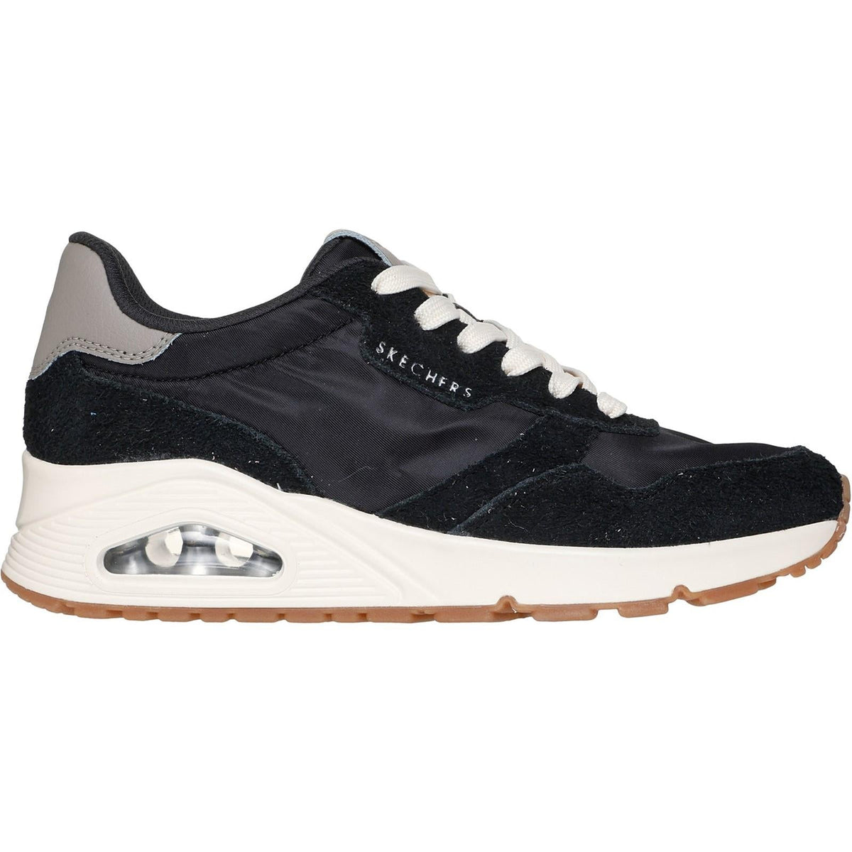Women's Wide Fit Skechers 177857 Uno Vintage Dayz Trainers