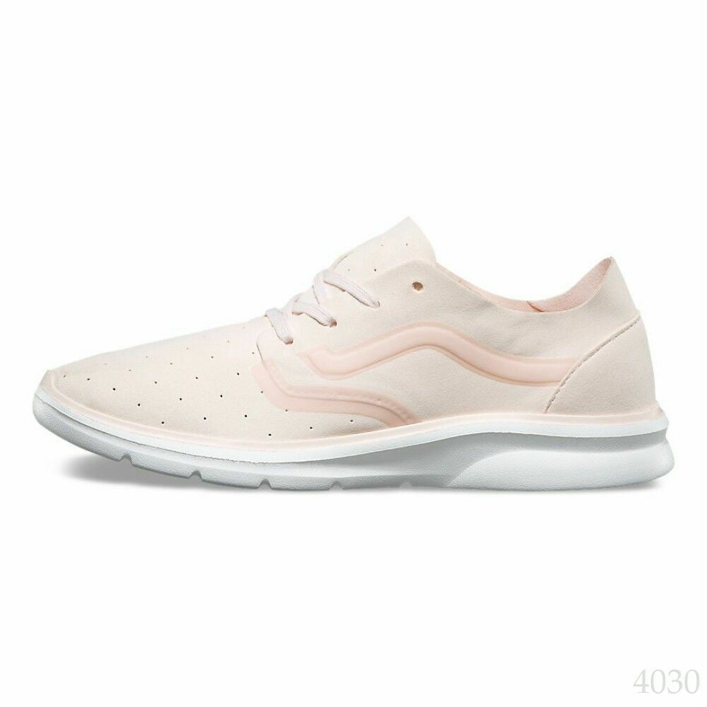 VANS ISO 2 Rapidweld (Perf) Delicacy Pink White Ultracush Womens Trainers Shoes