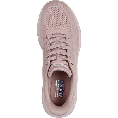 Women's Wide Fit Skechers 117587 Slip-ins Bobs Sport Sparrow Flex Trainers