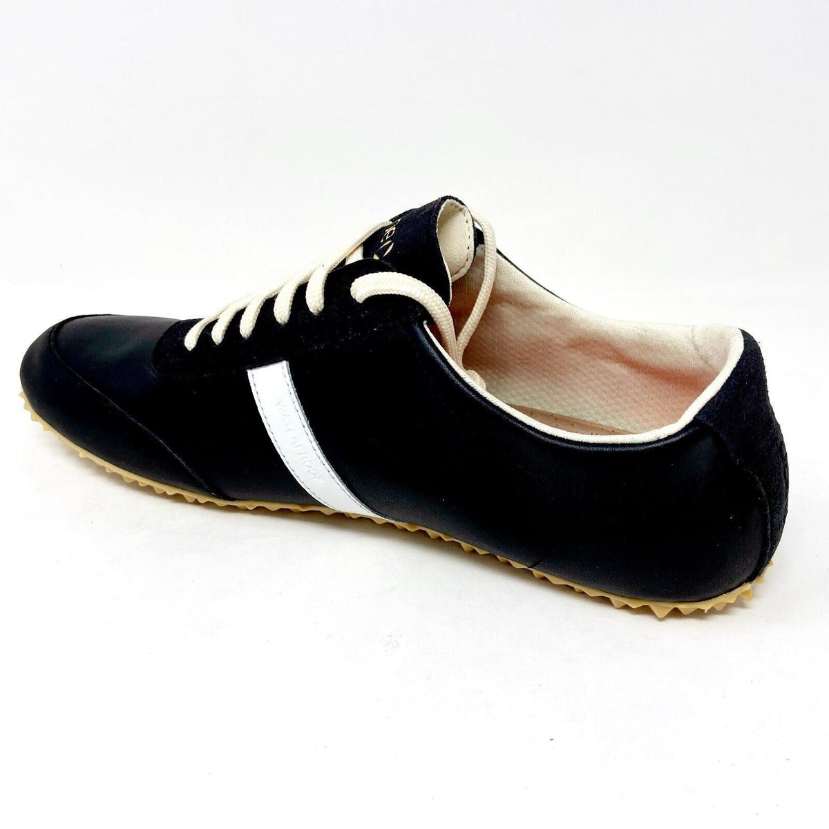 Plae Ecols WP Black Gum Mens Waterproof Leather Shoes Sneakers 559100 001