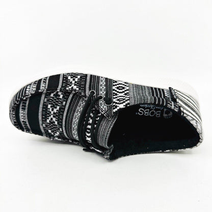 Skechers Bobs Skipper Desert Dayz Black Womens Size 5.5 Casual Shoes