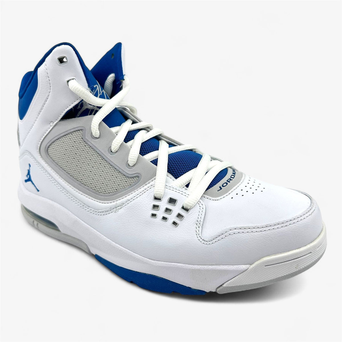 Jordan Flight 23 RST White Military Blue Natural Grey Mens Athletic Sneaker