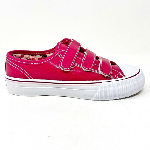 PF Flyers Center Lo Laceless Fuchsia Pink Kids Laceless Casual Shoes PK08CV1D