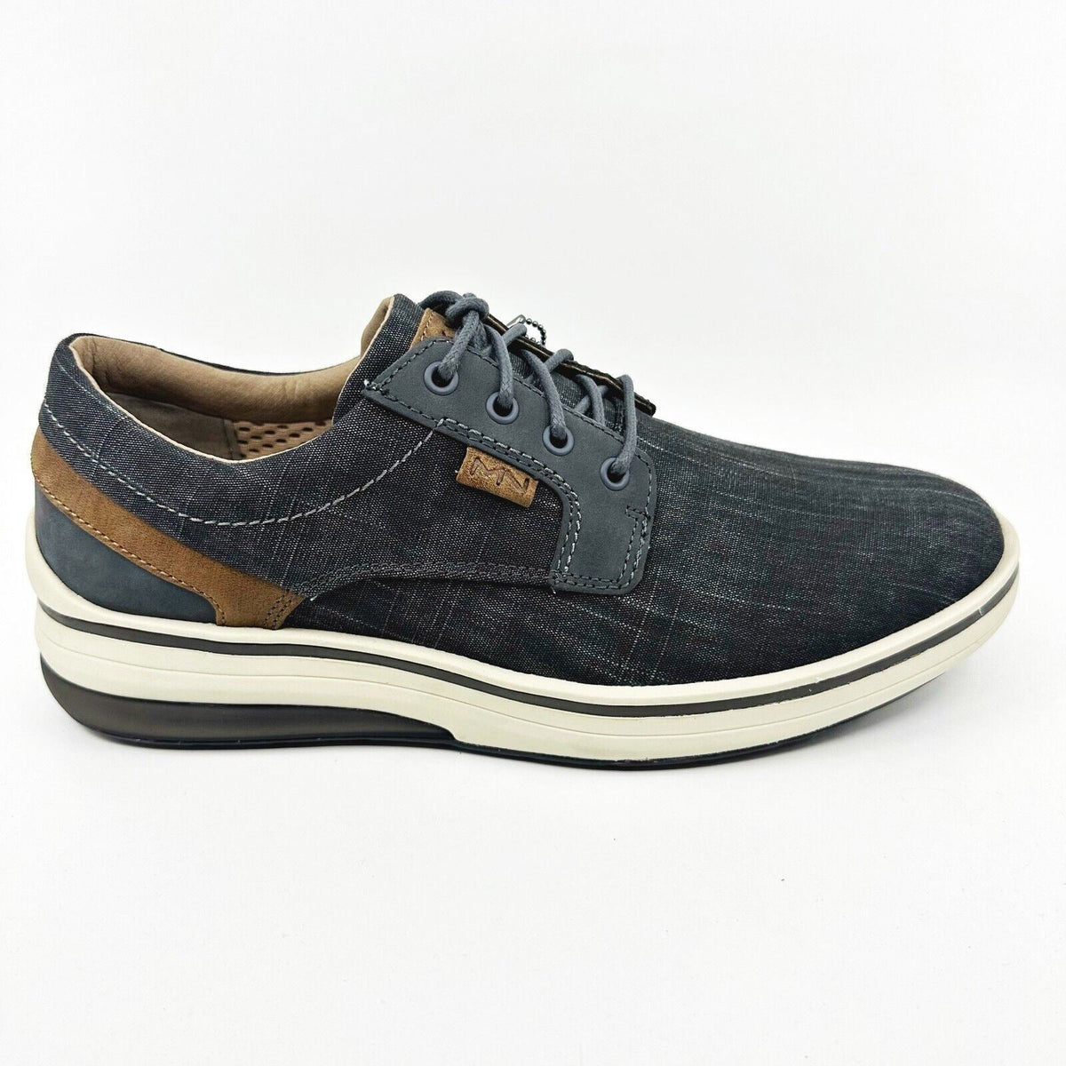 Mark Nason Casual Cell Wrap Manteo Gray Mens Size 8.5 Oxford Sneakers