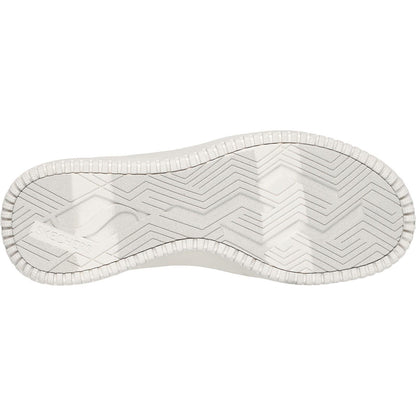 Women's Wide Fit Skechers 185110 Court Classics Grand 92 Be Lifted Trainers - White/Natural