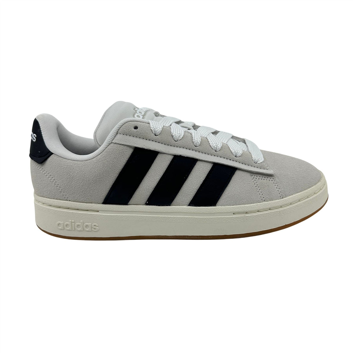 Adidas Grand Court Alpha 00s Crystal White Black Mens Athletic Sneaker