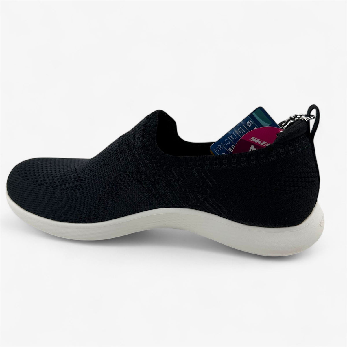 Skechers Vapor Foam Lite Sway Black Charcoal Womens Athletic Sneaker