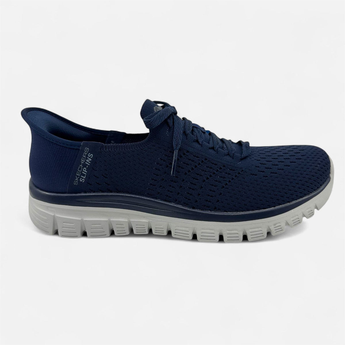 Skechers Graceful First Blush Navy Womens Casual Slip Ins Sneaker