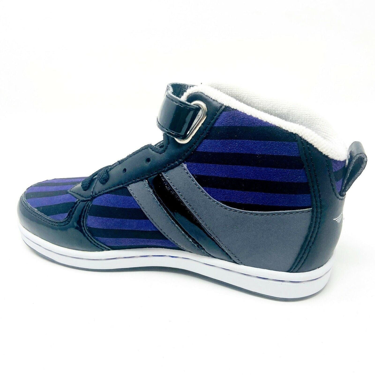 Creative Recreation Dicoco Black Purple Stripes Youth Kids Sneakers