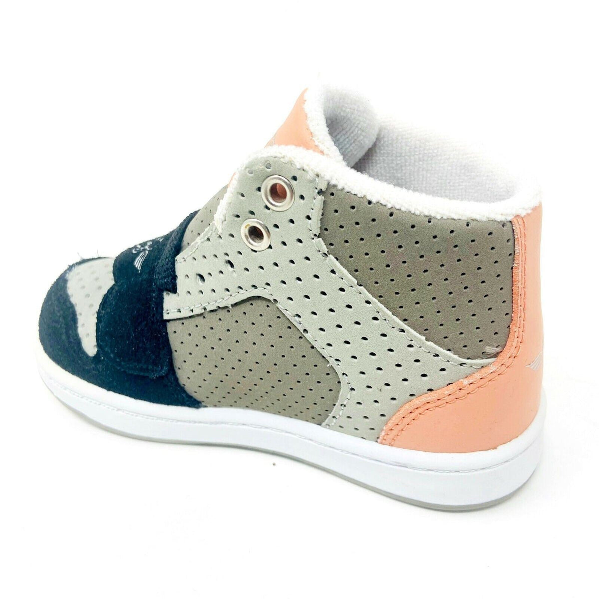 Creative Recreation Cesario Ash Cement Salmon Black Toddler Baby Sneakers