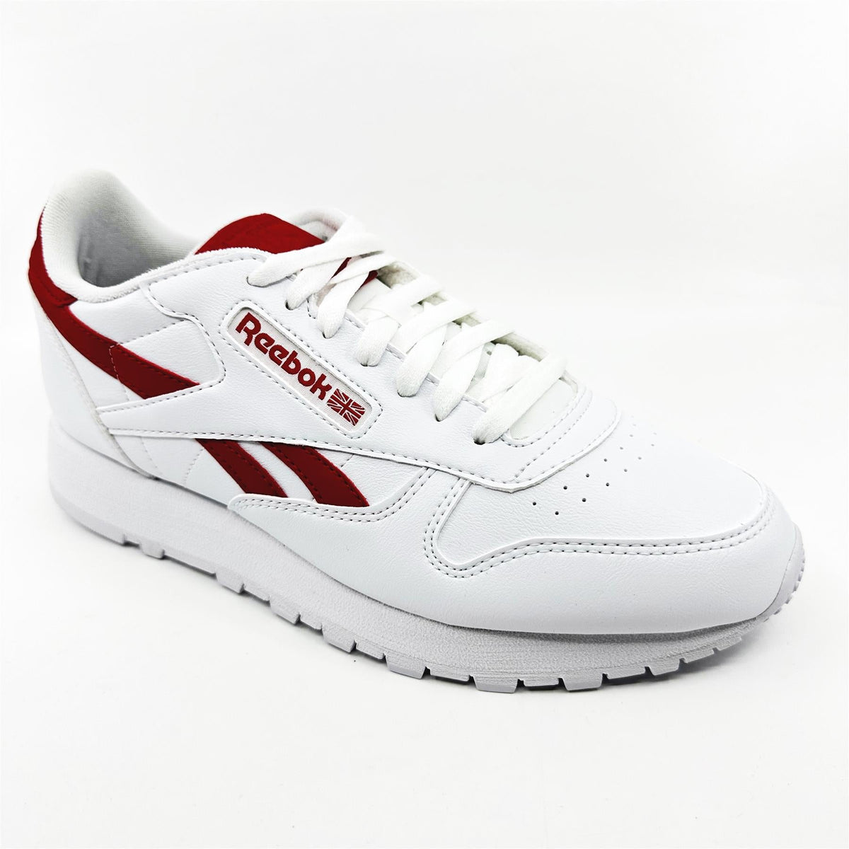 Reebok Classic Vegan White Vector Red Mens Athletic Sneaker