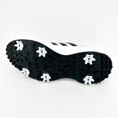 Adidas Tech Response 2.0 White Black Mens Spike Golf Shoes EE9121