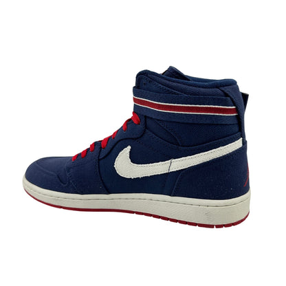 Jordan 1 High Strap Midnight Navy Varsity Red Mens Athletic Olympic Sneaker