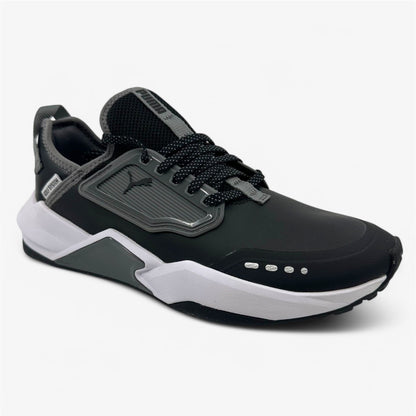 PUMA GS One Black Quiet Shade Mens Waterproof Golf Shoes