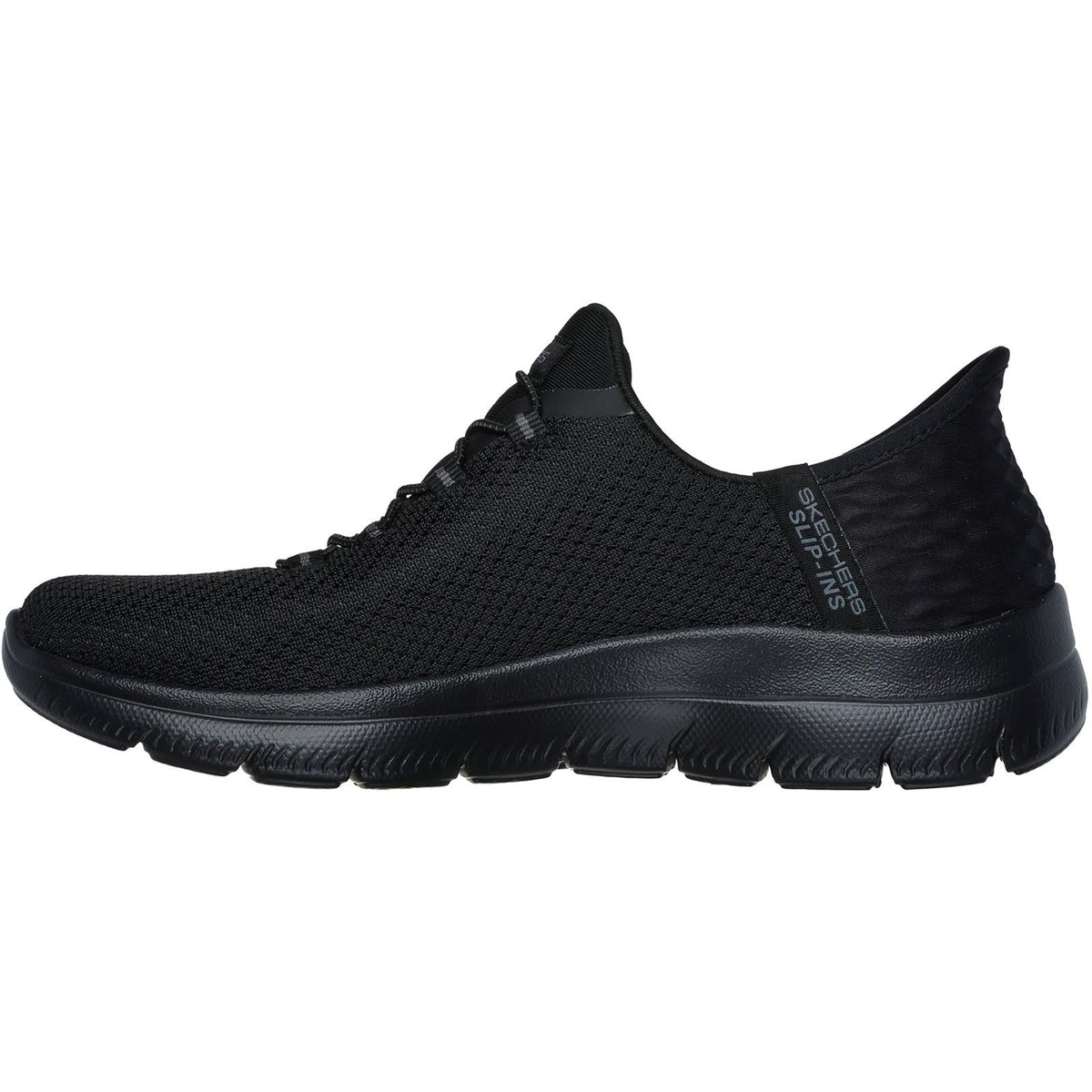 Women's Wide Fit Skechers 150123 Slip-ins Summits Diamond Dream Trainers - Black