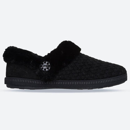 Women's Wide Fit Skechers 169041 Cozy Campfire Frosty Promise Slippers