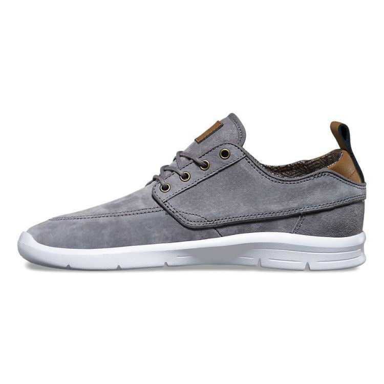 VANS Brigata Lite (S&L) Tornado Gray White UltraCush Mens Size 7.5