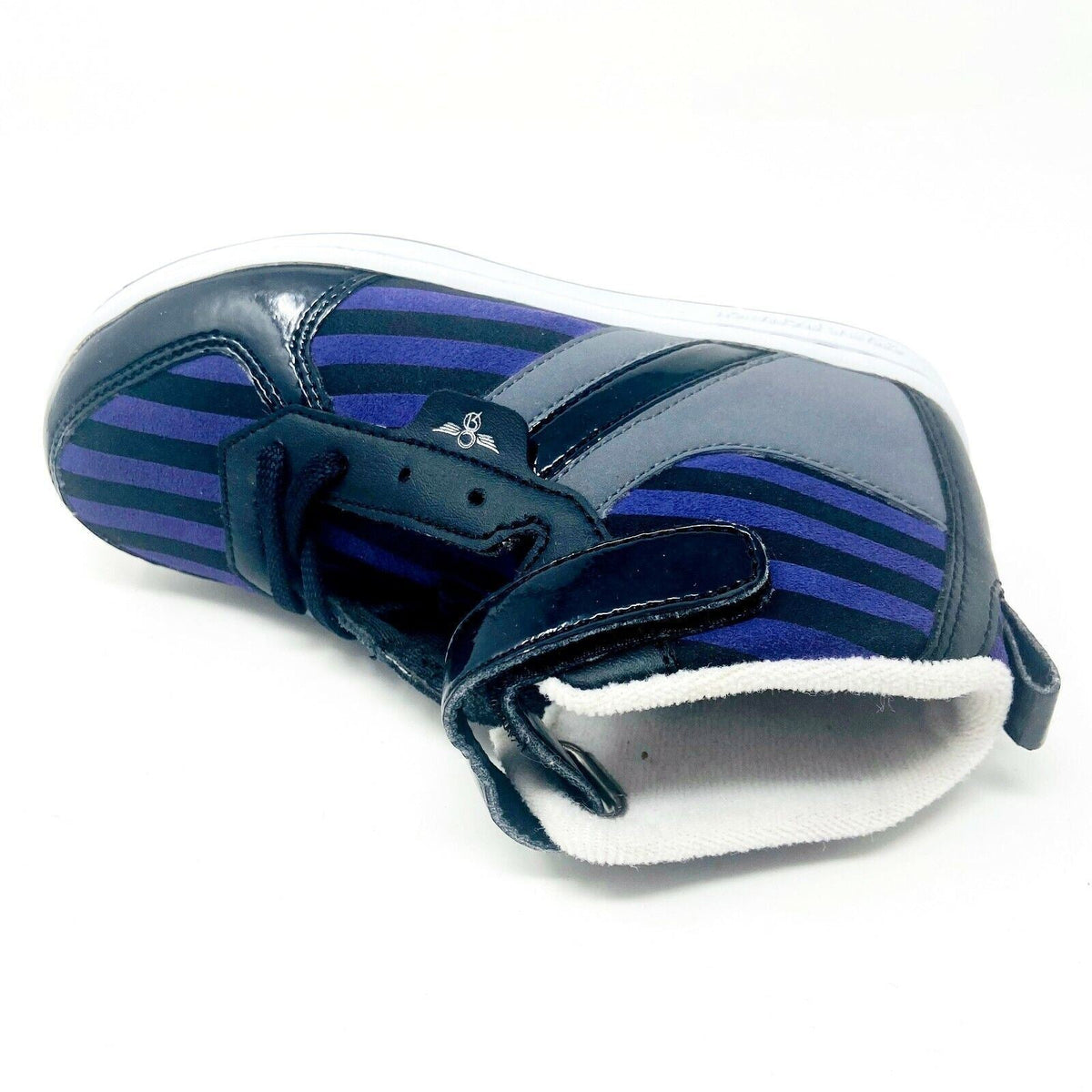 Creative Recreation Dicoco Black Purple Stripes Youth Kids Sneakers