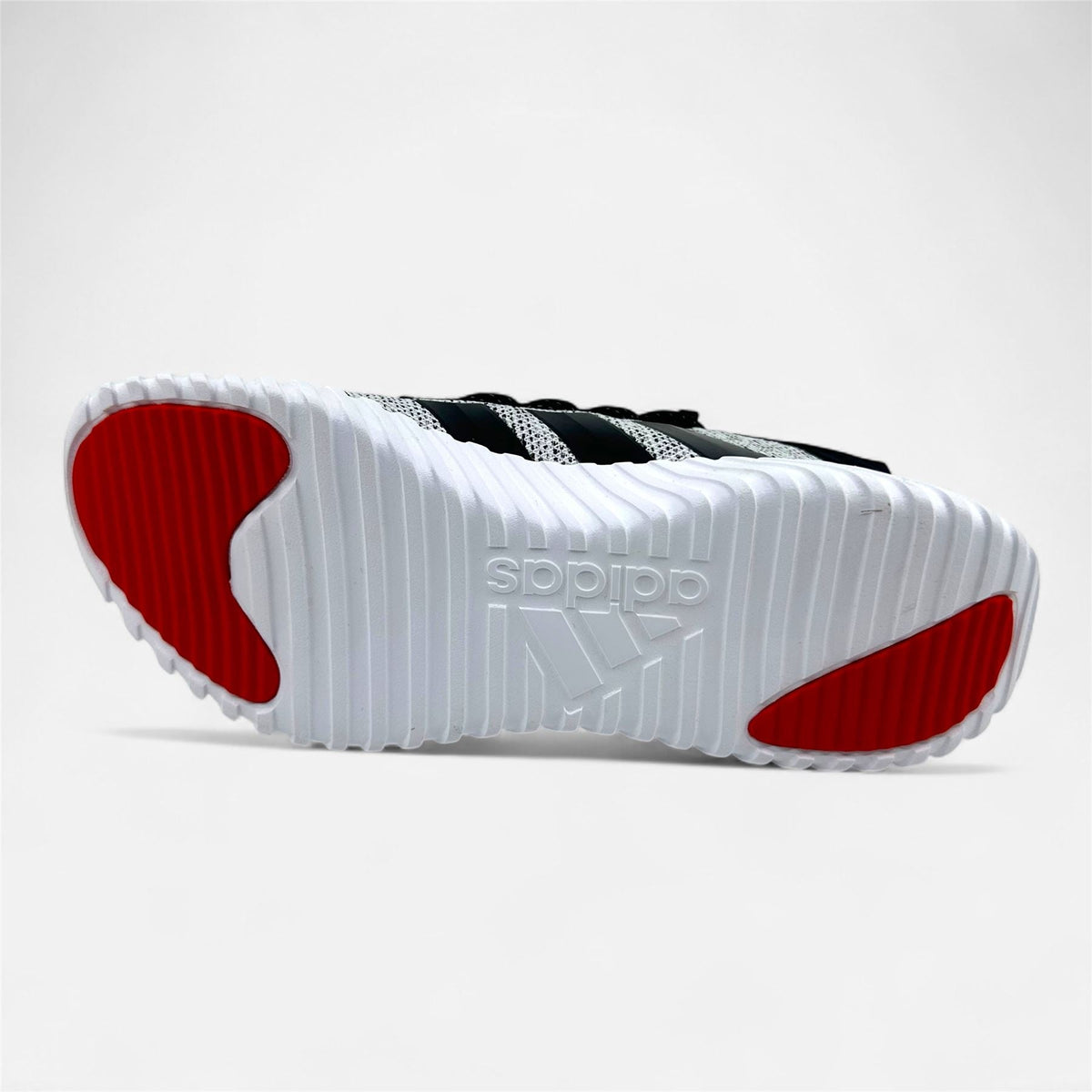 Adidas Kaptir 3.0 White Core Black Scarlet Mens Athletic Sneaker