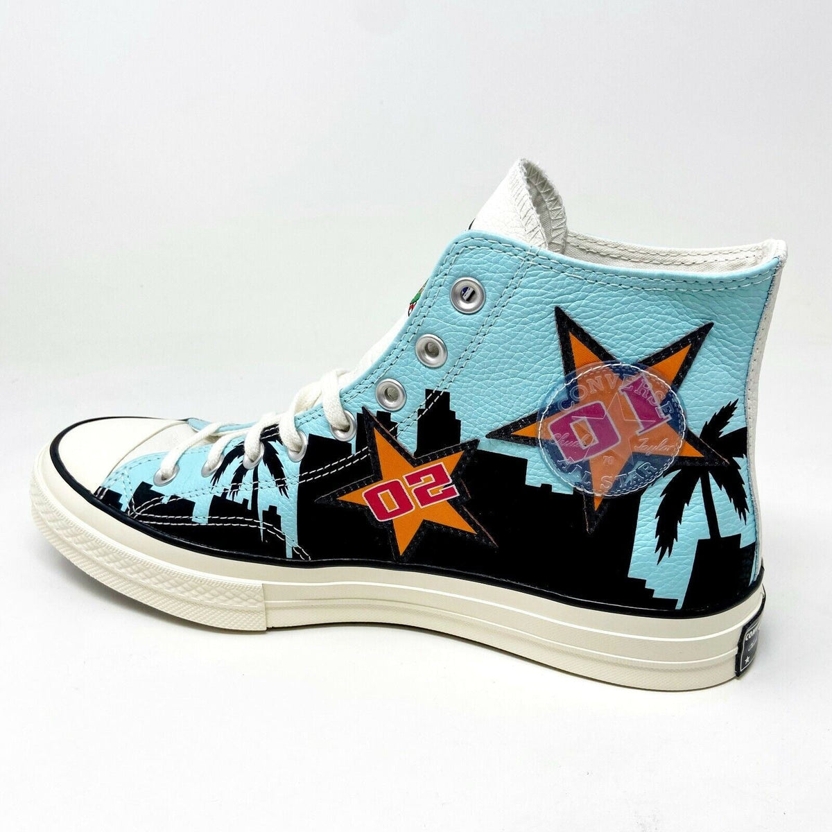 Converse Chinatown Market Chuck 70 Hi Pool Side Black LA Lakers Mens 171242C