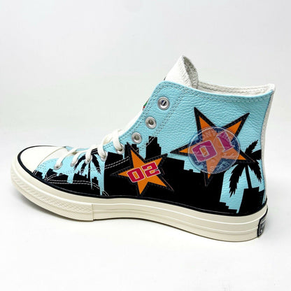 Converse Chinatown Market Chuck 70 Hi Pool Side Black LA Lakers Mens 171242C