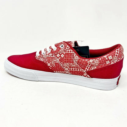 Supra Cobalt Rose Print Red White Mens Skateboard Shoes Sneakers 05663 625