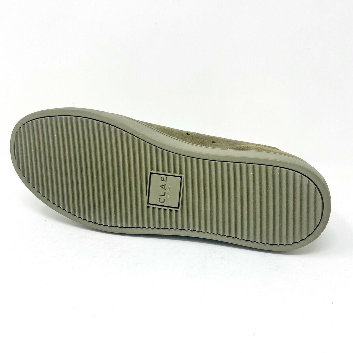 Clae Bradley Hiking Green Waxed Suede Mens Premium Casual Sneakers