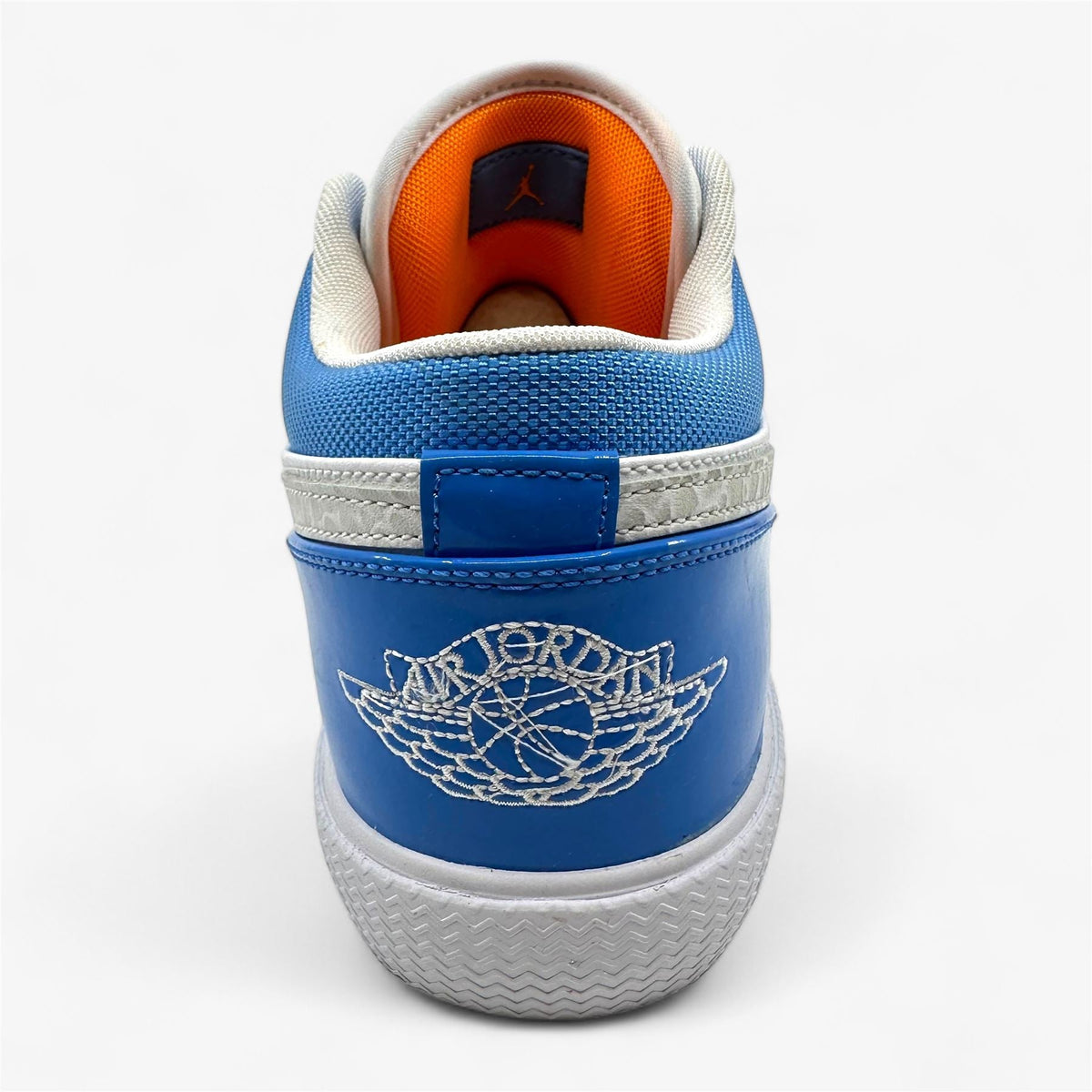 Jordan Air Jordan Retro V.1 White Italy University Blue Mens Athletic Sneaker