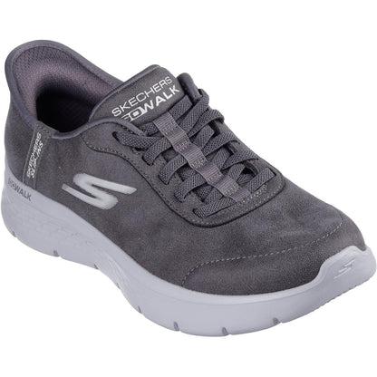 Women's Wide Fit Skechers 124837 Slip-ins Go Walk Flex Mali Trainers