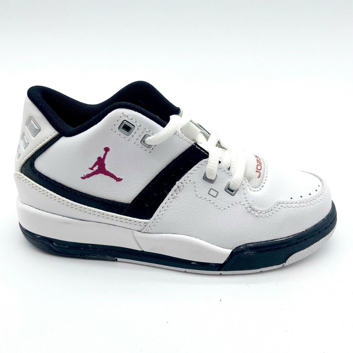 Jordan Flight 23 GP White Fuchsia Black  Kids Size 11.5 Sneakers 768912 119