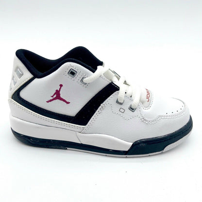 Jordan Flight 23 GP White Fuchsia Black  Kids Size 11.5 Sneakers 768912 119