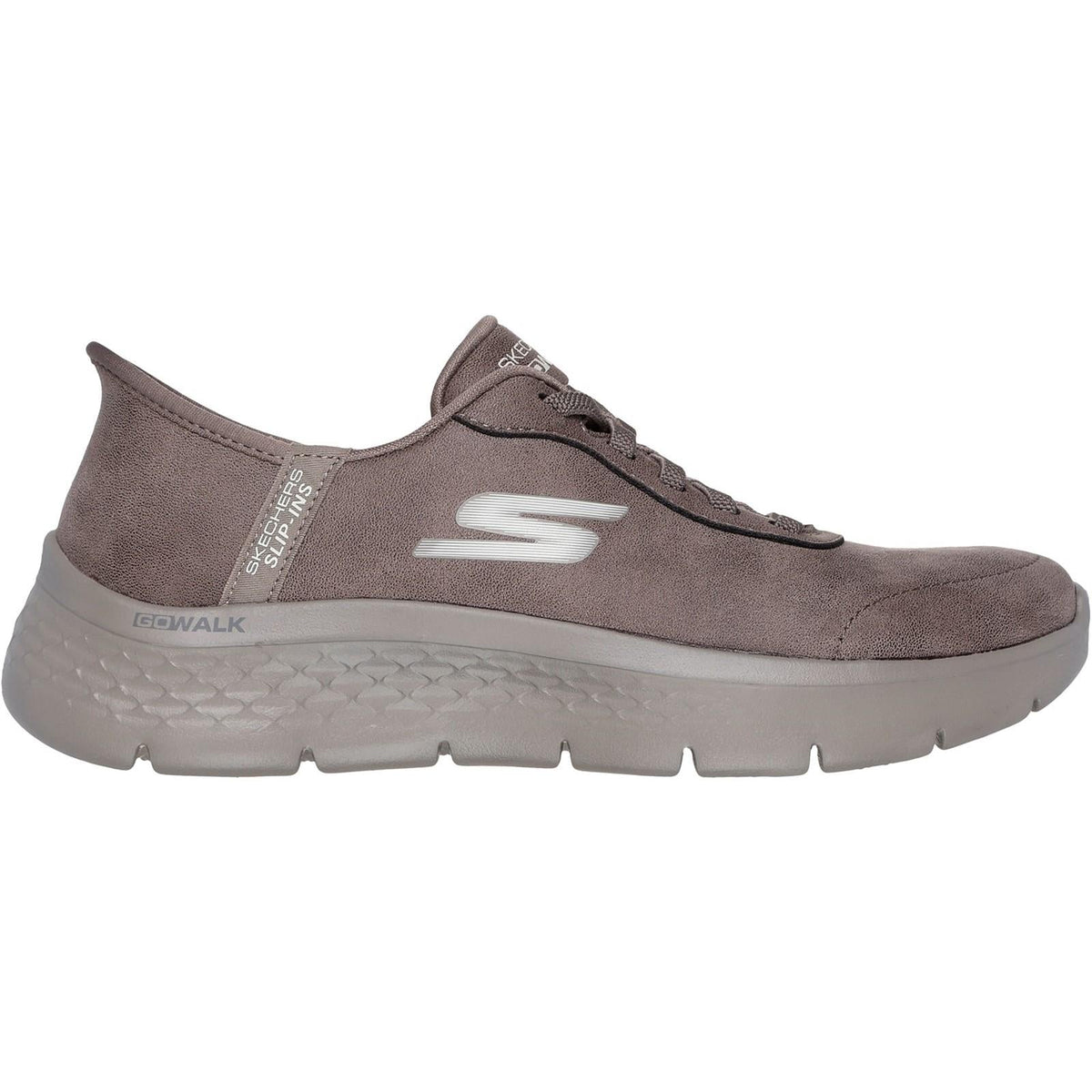 Women's Wide Fit Skechers 124837 Slip-ins Go Walk Flex Mali Trainers