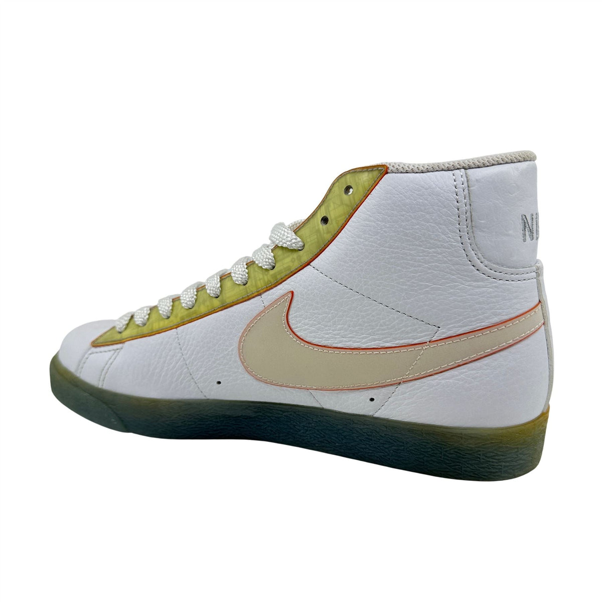 Nike Blazer Hi Premium White Crimson Red Silver Mens Athletic Sneaker