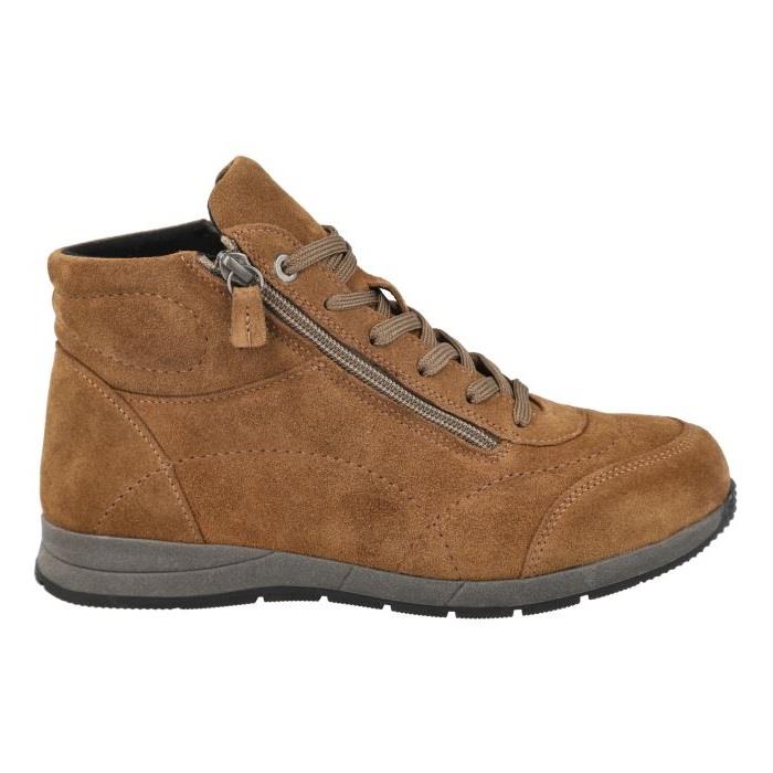 Womens Extra Wide Fit Boots by Flat DB Shoes - Lace up