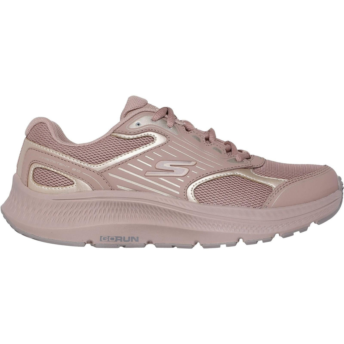 Women's Wide Fit Skechers 128606 Go Run Consistent 2.0 Advantage Trainers