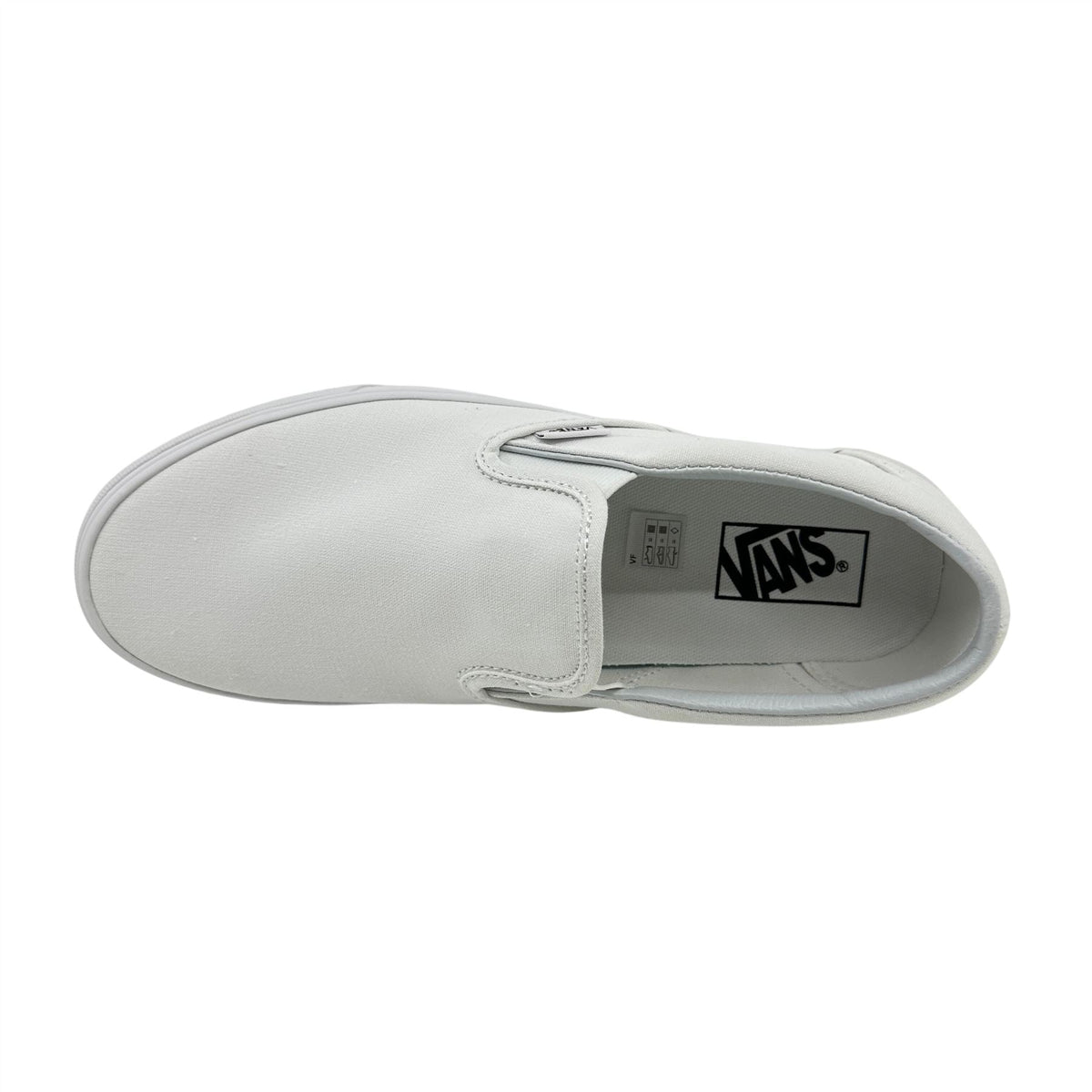 VANS Classic Slip On True White Mens Athletic Sneaker