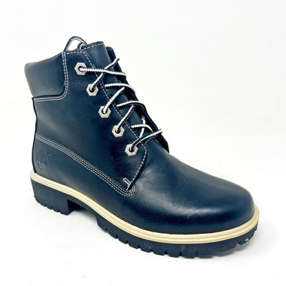 Timberland 5 Inch Black Womens Premium Leather Chukka Boots 23332