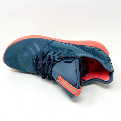 Adidas Originals Tubular Runner Midnight Blue Coral Mens Trainer Shoes S81680