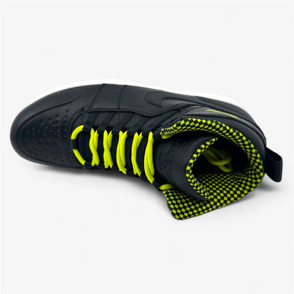 Jordan Air Jordan 1 Retro 94 Black Venom Green Mens Athletic Sneaker