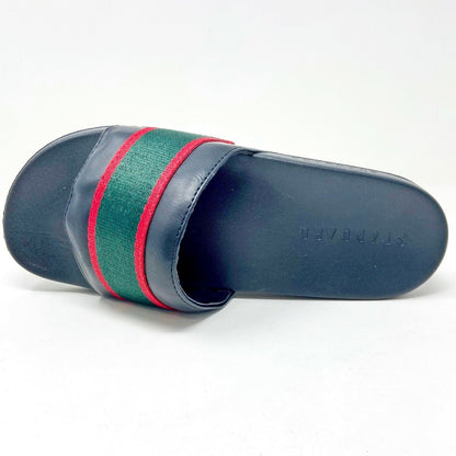 STNDRD Standard Los Angeles Monaco Black Green Red Womens Summer Sandals