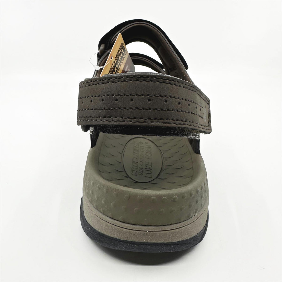 Skechers Tresmen Garo Chocolate Brown Mens Sandal Relaxed Fit Slip-On