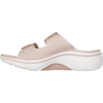 Women's Wide Fit Skechers Go Walk Arch Fit 2.0 Destined Sandals