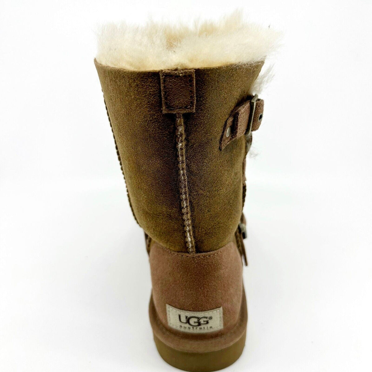 UGG Classic Short Dylan Womens Sheepskin Suede Winter Fur Boots